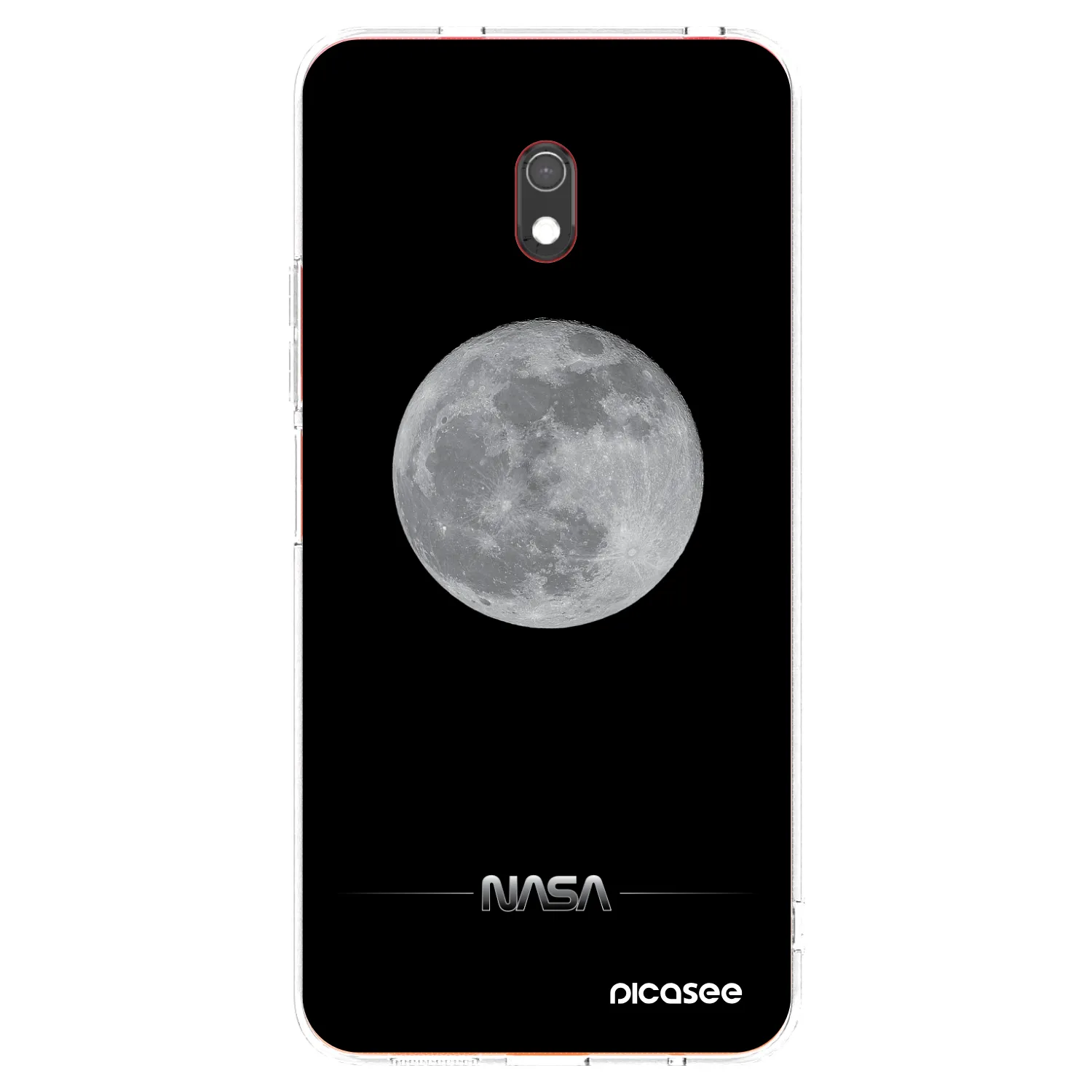 Picasee silikonowe przeźroczyste etui na Xiaomi Redmi 8A - Moon Minimal