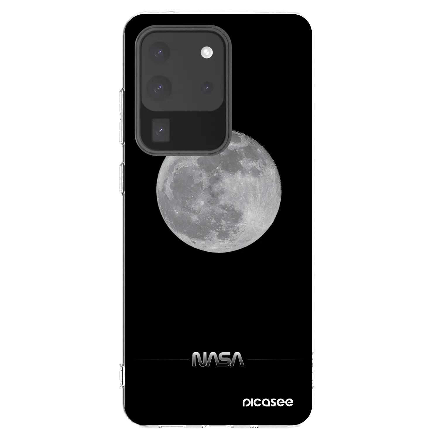 Picasee silikonowe przeźroczyste etui na Samsung Galaxy S20 Ultra 5G G988F - Moon Minimal
