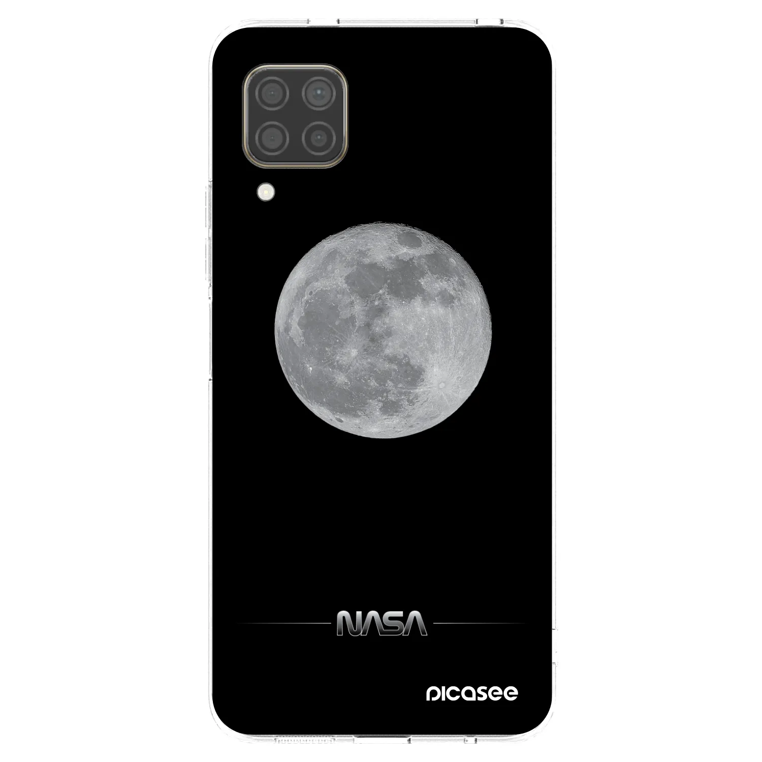 Picasee silikonowe przeźroczyste etui na Huawei P40 Lite - Moon Minimal