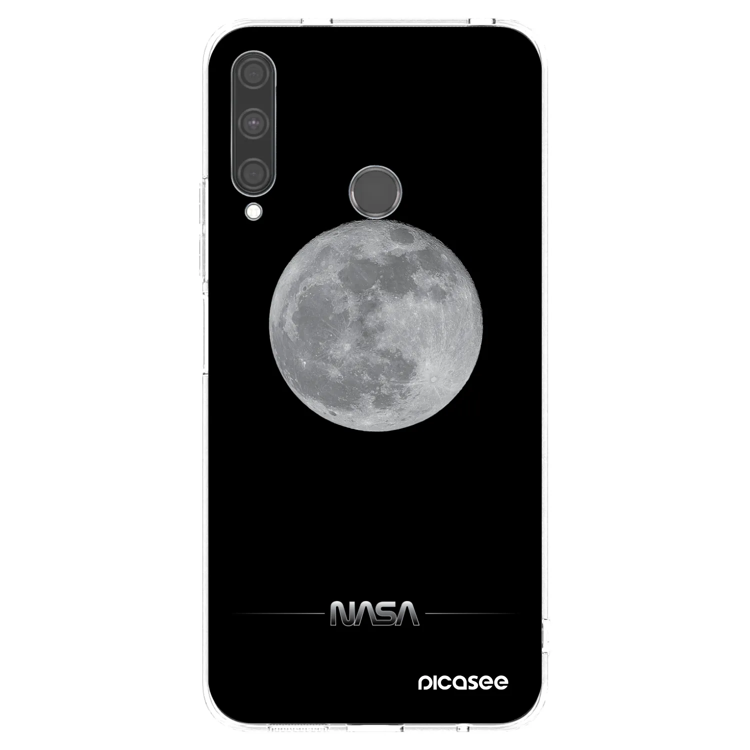 Picasee silikonowe przeźroczyste etui na Huawei P40 Lite E - Moon Minimal