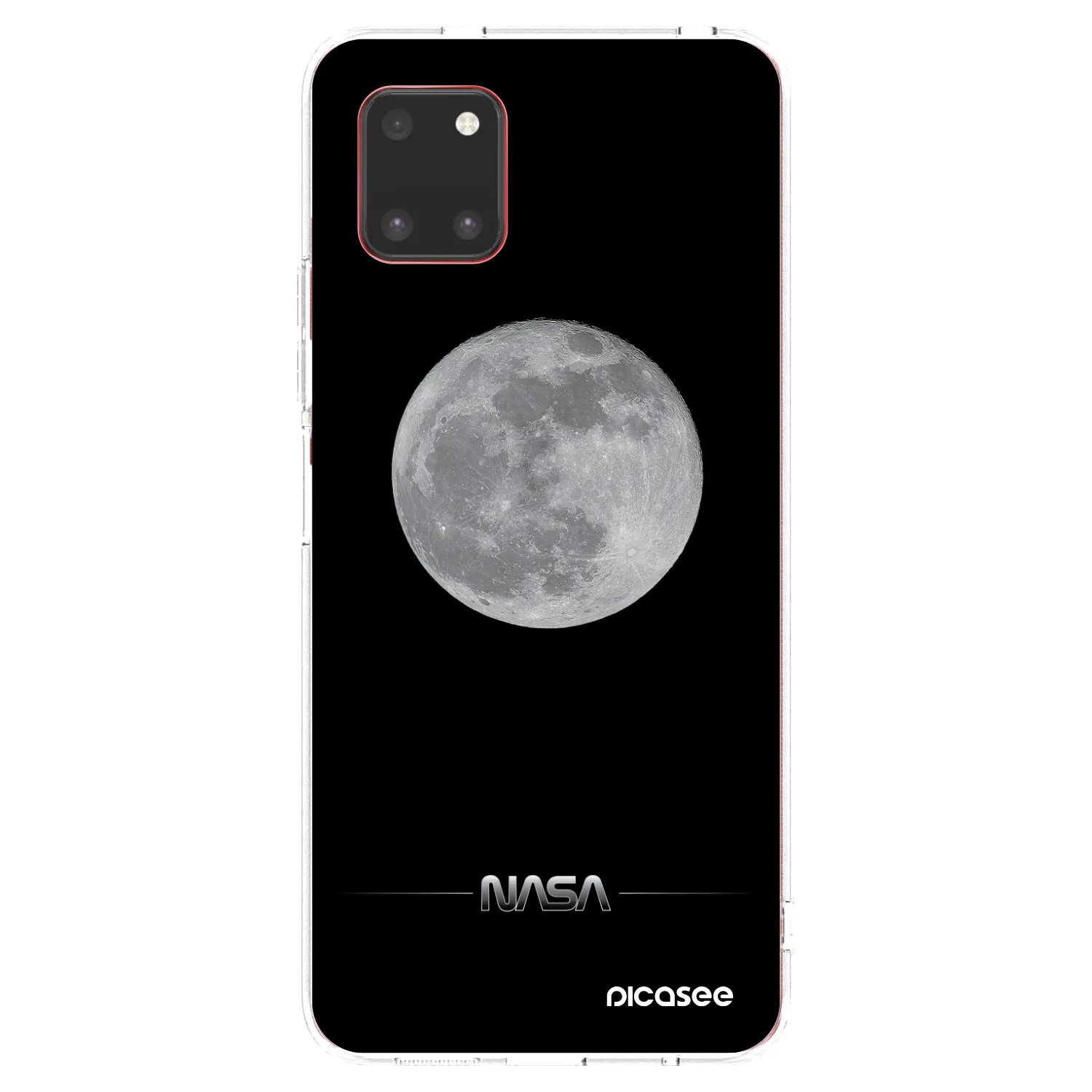 Picasee silikonowe przeźroczyste etui na Samsung Galaxy Note 10 Lite N770F - Moon Minimal