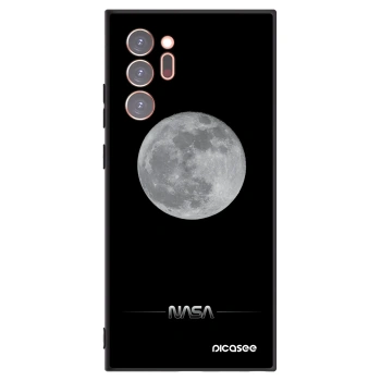 Picasee silikonowe czarne etui na Samsung Galaxy Note 20 Ultra - Moon Minimal