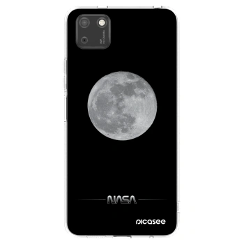 Picasee silikonowe przeźroczyste etui na Huawei Y5P - Moon Minimal