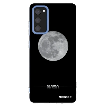 Picasee silikonowe przeźroczyste etui na Samsung Galaxy S20 FE - Moon Minimal