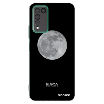 Picasee silikonowe przeźroczyste etui na Honor 10X Lite - Moon Minimal