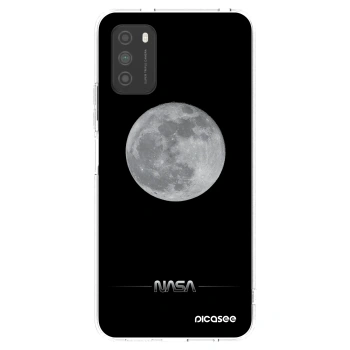 Picasee silikonowe przeźroczyste etui na Xiaomi Poco M3 - Moon Minimal