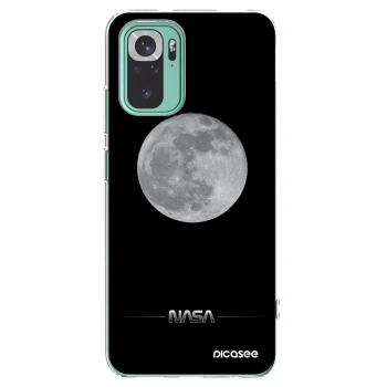 Picasee silikonowe przeźroczyste etui na Xiaomi Redmi Note 10 Pro - Moon Minimal