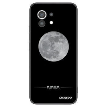 Picasee silikonowe czarne etui na Xiaomi Mi 11 - Moon Minimal