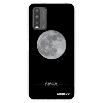 Picasee silikonowe przeźroczyste etui na Xiaomi Redmi 9T - Moon Minimal