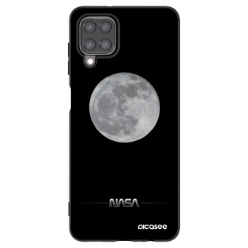 Picasee silikonowe czarne etui na Samsung Galaxy M12 M127F - Moon Minimal