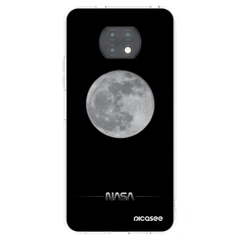 Picasee silikonowe przeźroczyste etui na Xiaomi Redmi Note 9T - Moon Minimal