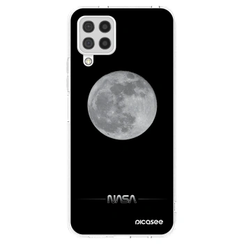Picasee silikonowe przeźroczyste etui na Samsung Galaxy A22 A225F 4G - Moon Minimal