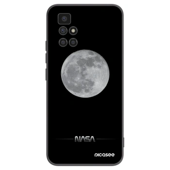 Picasee silikonowe czarne etui na Xiaomi Redmi 10 - Moon Minimal