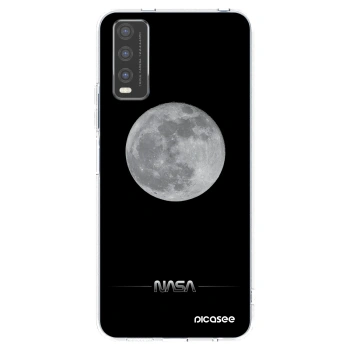 Picasee silikonowe przeźroczyste etui na Vivo Y20s - Moon Minimal