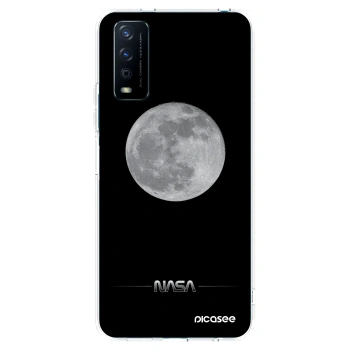 Picasee silikonowe przeźroczyste etui na Vivo Y11s - Moon Minimal