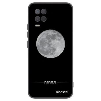 Picasee silikonowe czarne etui na Realme 8 5G - Moon Minimal