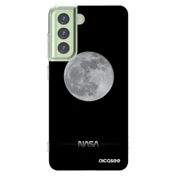 Picasee silikonowe przeźroczyste etui na Samsung Galaxy S21 FE 5G - Moon Minimal