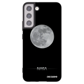 Picasee silikonowe czarne etui na Samsung Galaxy S22+ 5G - Moon Minimal