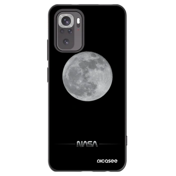 Picasee silikonowe czarne etui na Xiaomi Redmi Note 11S 4G - Moon Minimal