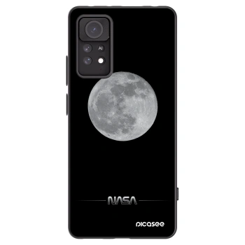 Picasee silikonowe czarne etui na Xiaomi Redmi Note 11 Pro - Moon Minimal