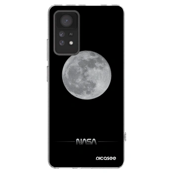 Picasee silikonowe przeźroczyste etui na Xiaomi Redmi Note 11 Pro - Moon Minimal