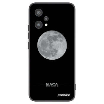 Picasee silikonowe czarne etui na Realme 9 Pro 5G - Moon Minimal