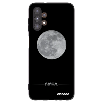 Picasee silikonowe czarne etui na Samsung Galaxy A13 4G A135 - Moon Minimal