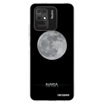 Picasee silikonowe przeźroczyste etui na Xiaomi Redmi 10C - Moon Minimal