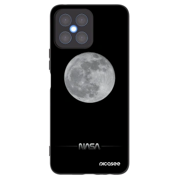 Picasee silikonowe czarne etui na Honor X8 4G - Moon Minimal
