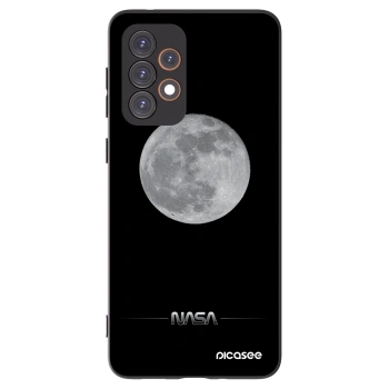 Picasee silikonowe czarne etui na Samsung Galaxy A33 5G A336 - Moon Minimal