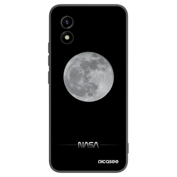 Picasee silikonowe czarne etui na Vivo Y01 - Moon Minimal