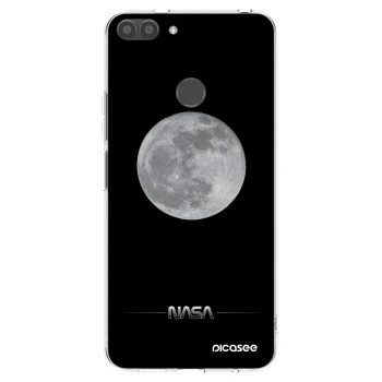 Picasee silikonowe przeźroczyste etui na Huawei P Smart - Moon Minimal