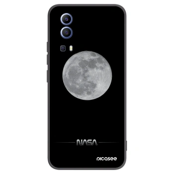 Picasee silikonowe czarne etui na Vivo Y52 5G - Moon Minimal