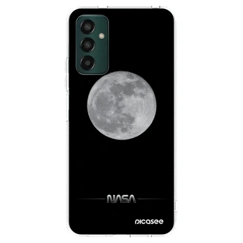 Picasee silikonowe przeźroczyste etui na Samsung Galaxy M13 M135F - Moon Minimal