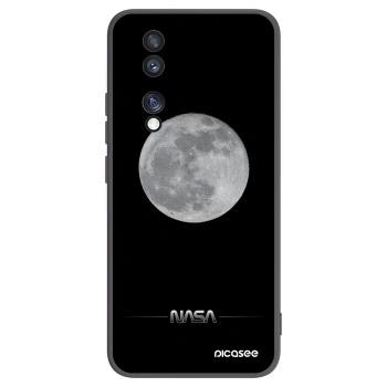 Picasee silikonowe czarne etui na Honor 70 - Moon Minimal