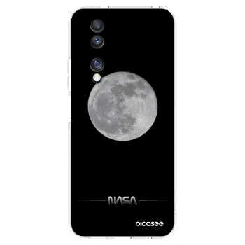 Picasee silikonowe przeźroczyste etui na Honor 70 - Moon Minimal