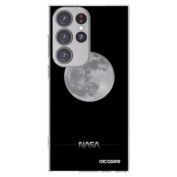 Picasee silikonowe przeźroczyste etui na Samsung Galaxy S23 Ultra 5G - Moon Minimal