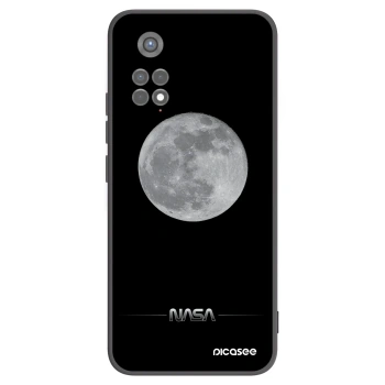 Picasee silikonowe czarne etui na Xiaomi Redmi Note 11S 5G - Moon Minimal