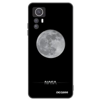 Picasee silikonowe czarne etui na Xiaomi Redmi Note 12S - Moon Minimal