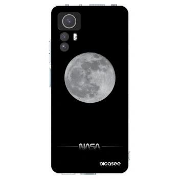 Picasee silikonowe przeźroczyste etui na Xiaomi Redmi Note 12S - Moon Minimal