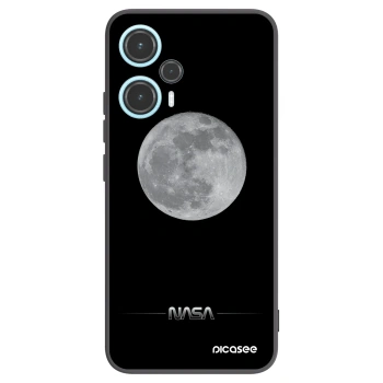 Picasee silikonowe czarne etui na Xiaomi Poco F5 - Moon Minimal