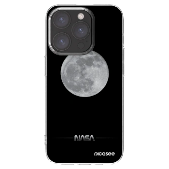 Picasee silikonowe przeźroczyste etui na Apple iPhone 15 Pro - Moon Minimal