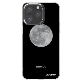 Picasee silikonowe przeźroczyste etui na Apple iPhone 15 Pro Max - Moon Minimal