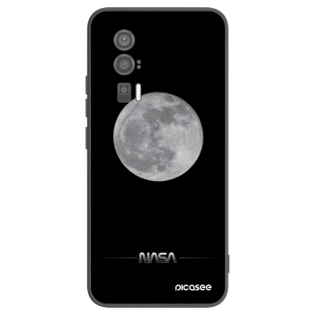 Picasee silikonowe czarne etui na Xiaomi Poco F5 Pro 5G - Moon Minimal