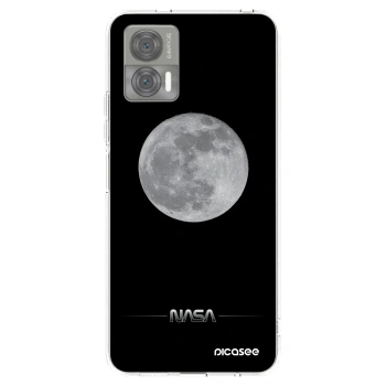 Picasee silikonowe przeźroczyste etui na Motorola Edge 30 Neo - Moon Minimal