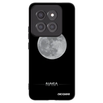 Picasee silikonowe czarne etui na Xiaomi 14 Pro - Moon Minimal