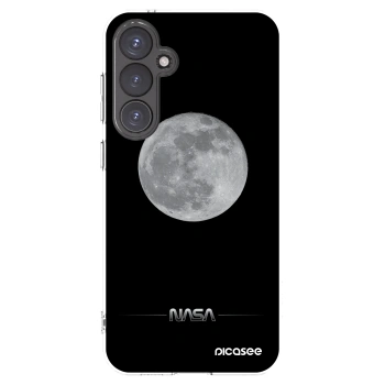 Picasee silikonowe przeźroczyste etui na Samsung Galaxy S23 FE S711B - Moon Minimal