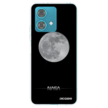 Picasee silikonowe przeźroczyste etui na Motorola Edge 40 Neo - Moon Minimal