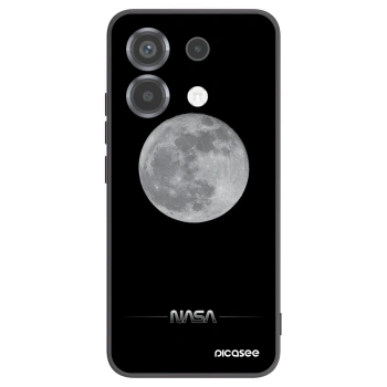 Picasee silikonowe czarne etui na Xiaomi Poco X6 - Moon Minimal