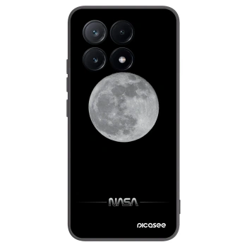Picasee silikonowe czarne etui na Xiaomi Poco X6 Pro - Moon Minimal